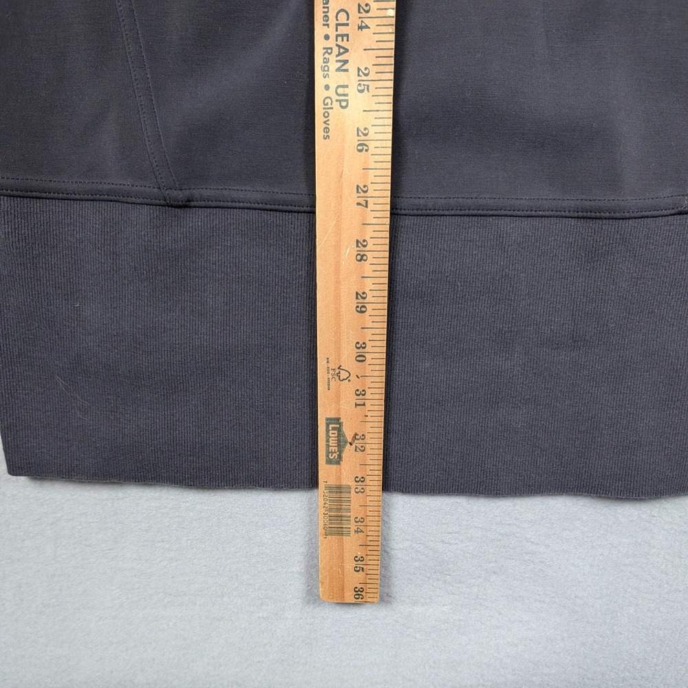 Lululemon Softstreme Dress Women 2 Dark Gray 1/2 Zip Long Sleeve Pockets Mini‎ - Picture 4 of 8